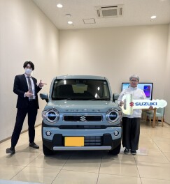 【祝ご納車】スズキ大人気カラーのハスラーのご納車！